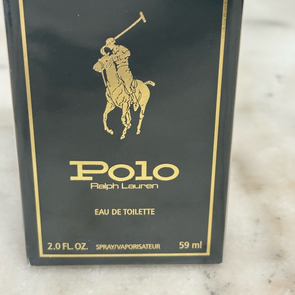 Ralph Lauren Polo Eau de Toilette - Black and Gold 2.0 Oz - Picture 4 of 5